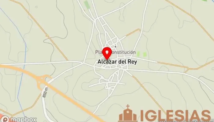 mapa de C. de la Iglesia  en Alcázar del Rey