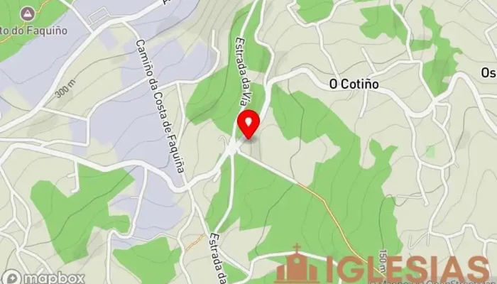 mapa de Capilla de Nuestra Señora de la Peña de Francia Capilla en Pontevedra