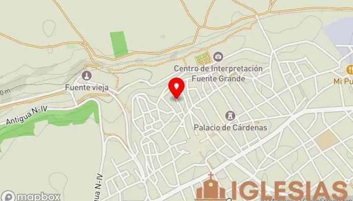 mapa de Centro parroquial de Santa María de la Asunción Parroquia en Ocaña