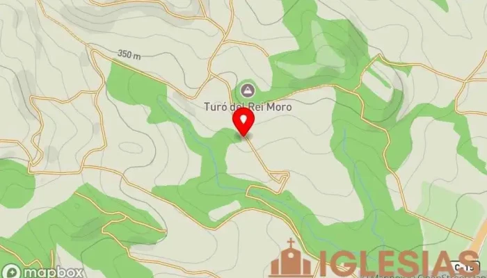 mapa de Ermita de la Mare de Déu del Roser Iglesia católica en Sant Quintí de Mediona