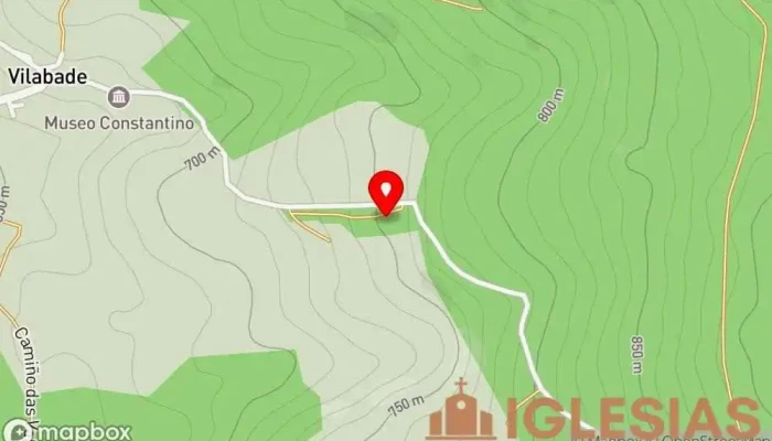 mapa de Ermita de la Virgen del Carmen Capilla en Castroverde