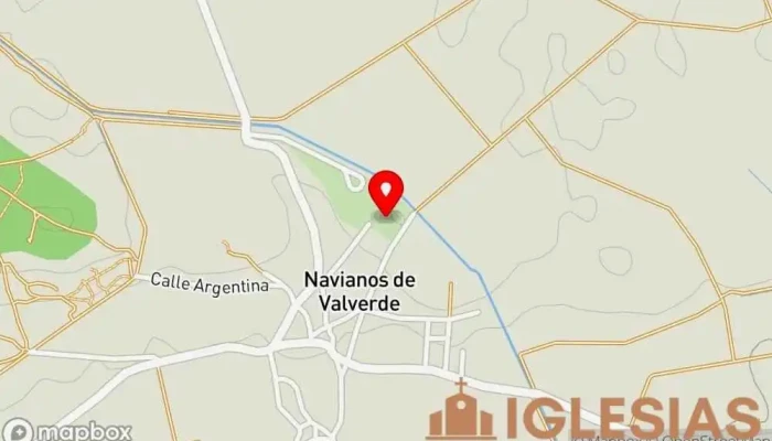 mapa de Ermita de la Virgen del Carmen Iglesia en Navianos de Valverde