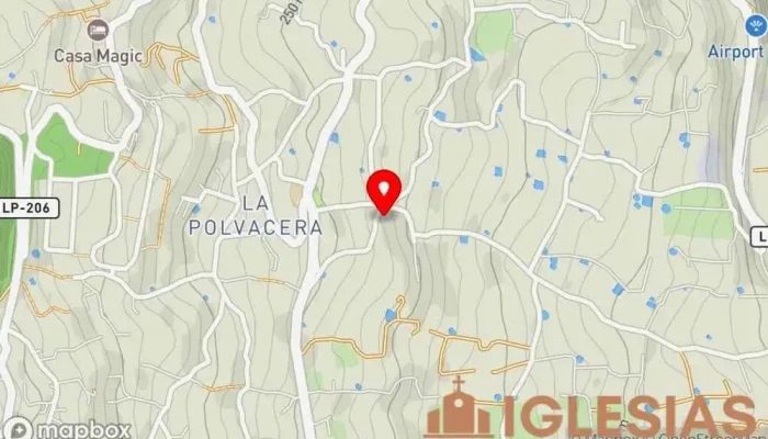 mapa de Ermita de Nuestra Señora de Fátima. Iglesia en Breña Baja