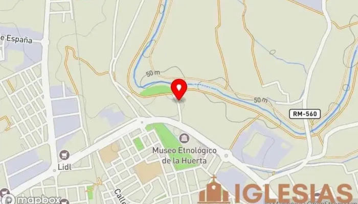 mapa de Ermita de Nuestra Señora de la Salud Iglesia católica en Alcantarilla
