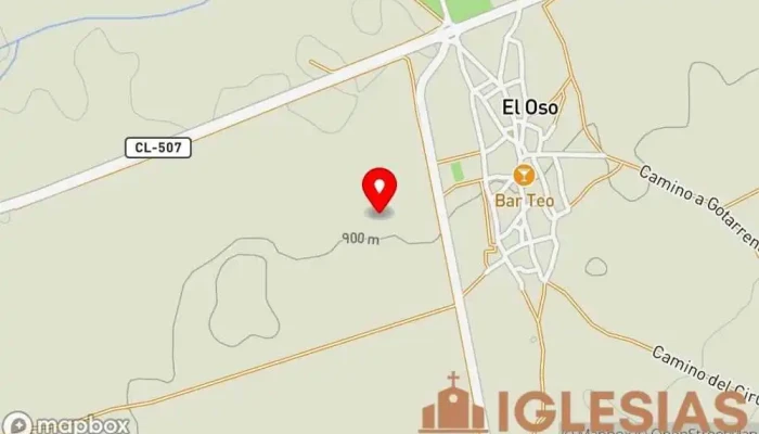 mapa de Ermita de Nuestra Señora de los Remedios Capilla en El Oso