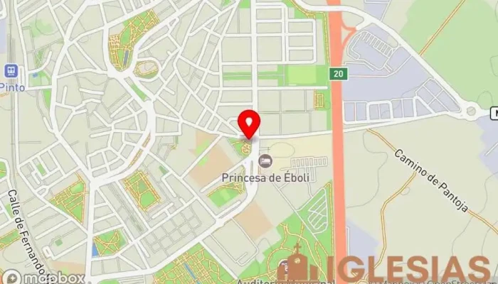 mapa de Ermita de San Antón Capilla en Pinto