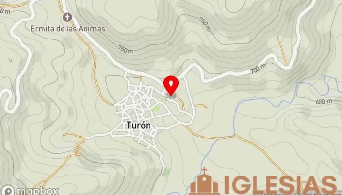 mapa de Ermita de San Marcos Iglesia en Turón
