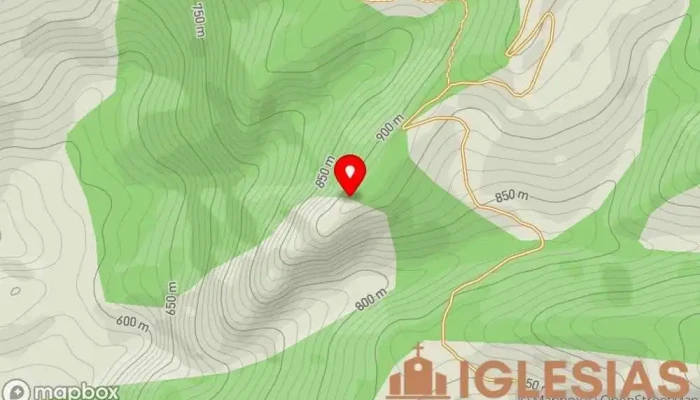 mapa de Ermita de San Vicente Lugar de culto en Huesca