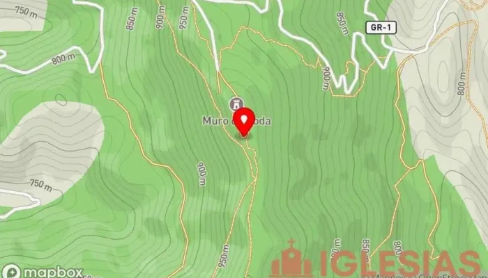 mapa de Ermita de Santa Bárbara Iglesia en Huesca
