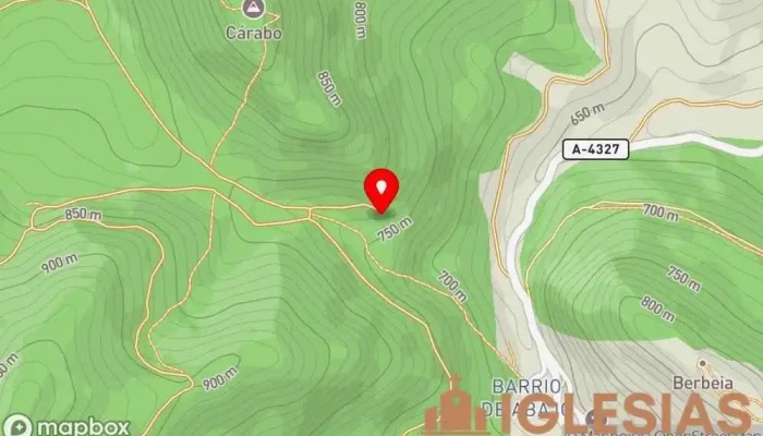 mapa de Ermita de Santa María de Mellera Capilla en Álava