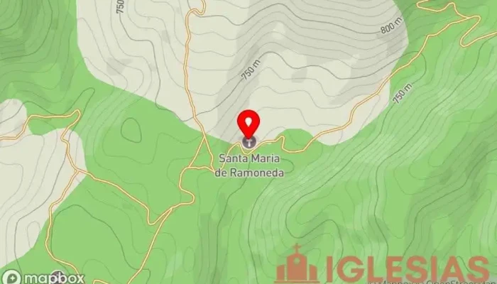 mapa de Ermita de Santa María de Ramoneda Capilla en Lleida