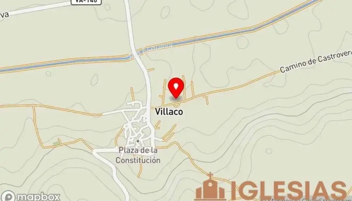 mapa de Ermita del Cristo del Humilladero Capilla en Villaco