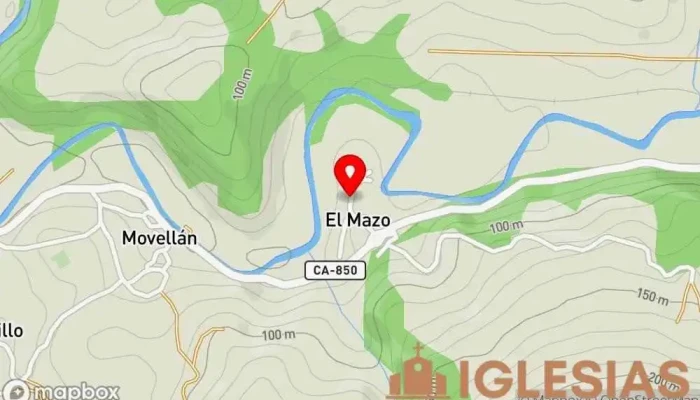 mapa de Ermita del Sagrado Corazon de Jesús Iglesia católica en El Mazo