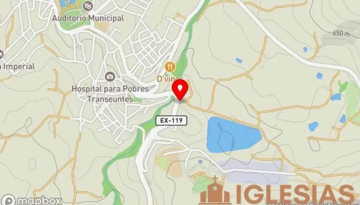 mapa de Ermita del Santísimo Cristo del Humilladero Iglesia en Jarandilla de la Vera