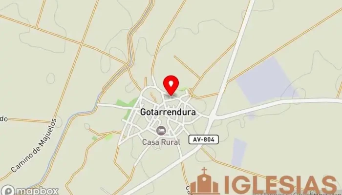 mapa de Ermita Nuestra Señora de las Nieves Iglesia en Gotarrendura