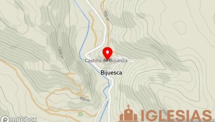 mapa de Ermita Virgen del Castillo Capilla en Bijuesca