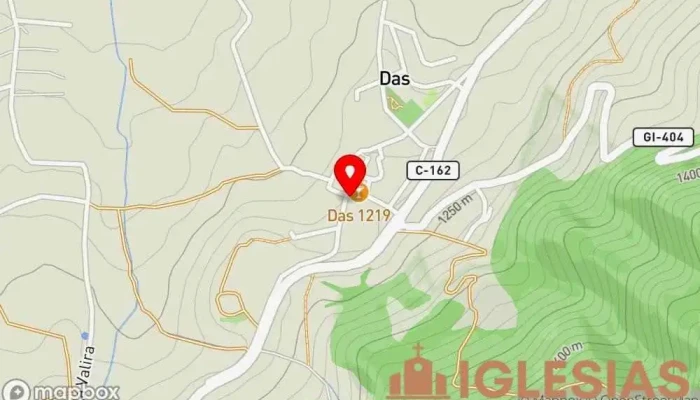 mapa de Església de Das Iglesia en Das