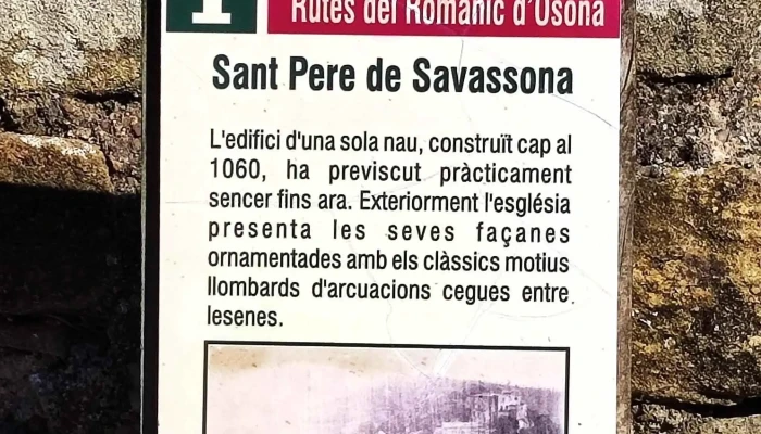 Església de Sant Pere de Savassona - Tavèrnoles