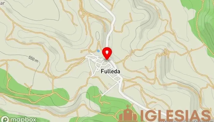 mapa de Església de Santa Maria de Fulleda Iglesia católica en Fulleda