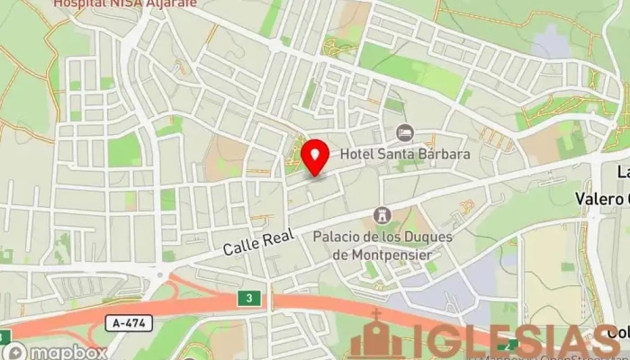 mapa de Hermandad Sacramental de Santiago Apóstol Organización religiosa en Castilleja de la Cuesta