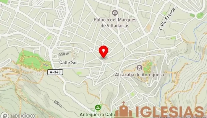 mapa de Iglesia Adventista del Séptimo Día en Antequera Iglesia adventista del séptimo día en Antequera