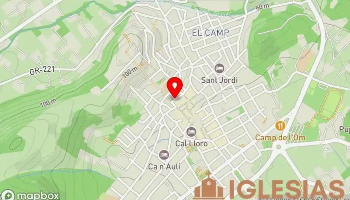 mapa de Iglesia Anglicana Iglesia en Port de Pollença