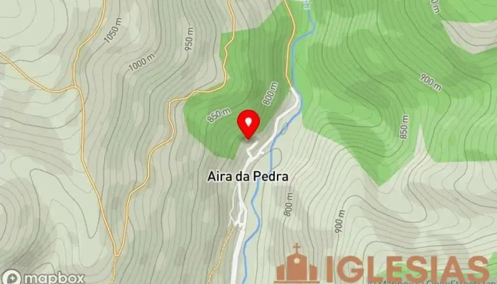 mapa de Iglesia de Aira de Piedra Iglesia en Aira da Pedra