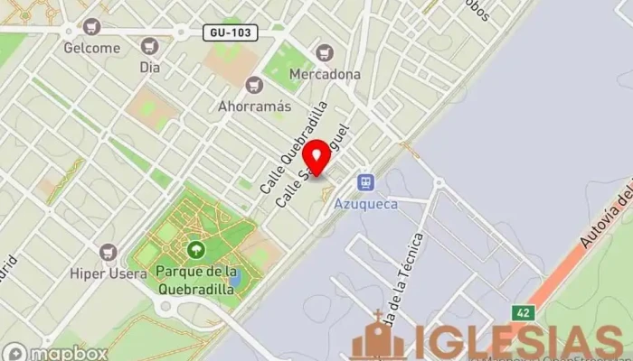 mapa de iglesia de azuqueca de henares Iglesia en Azuqueca de Henares