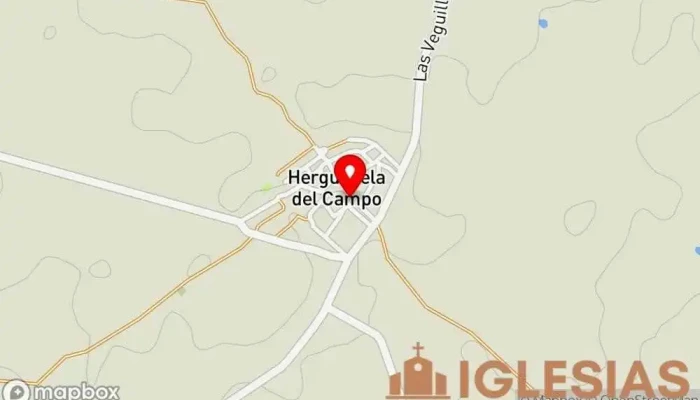 mapa de Iglesia de La Purificación de Nuestra Señora Iglesia católica en Herguijuela del Campo