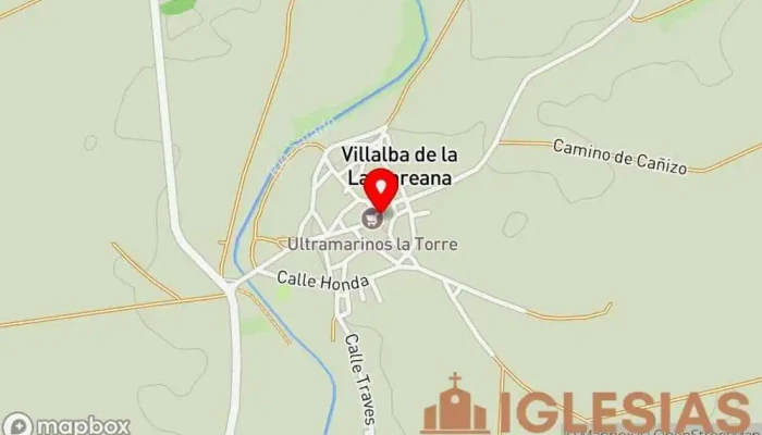 mapa de Iglesia de Ntra. Sra. de la Asunción Iglesia en Villalba de la Lampreana