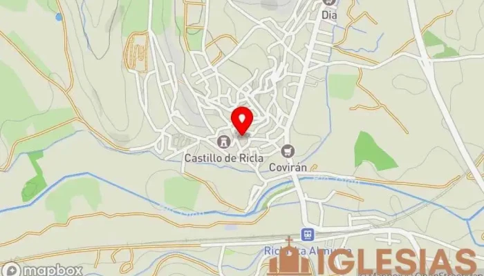 mapa de Iglesia de Nuestra Señora de la Asunción Iglesia en Ricla
