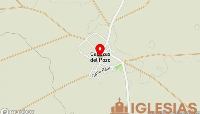 mapa de Iglesia de Nuestra Señora de la Asunción Iglesia en Cabezas del Pozo