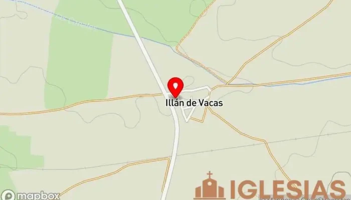 mapa de Iglesia de Nuestra Señora de la Asunción Iglesia en Illán de Vacas