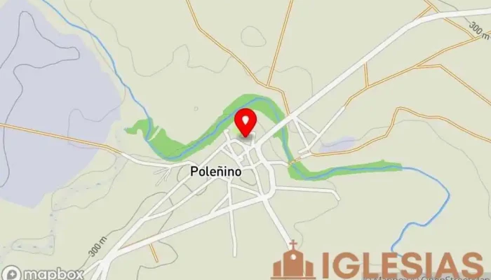 mapa de Iglesia de Nuestra Señora de la Asunción Iglesia en Poleñino