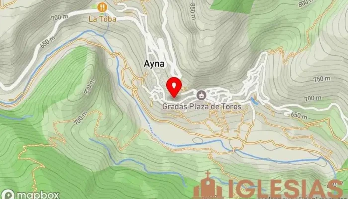 mapa de Iglesia de Nuestra Señora de lo Alto Iglesia en Ayna