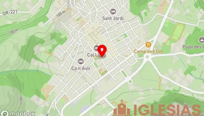 mapa de Iglesia De Nuestra Señora Del Roser Convento en Pollença