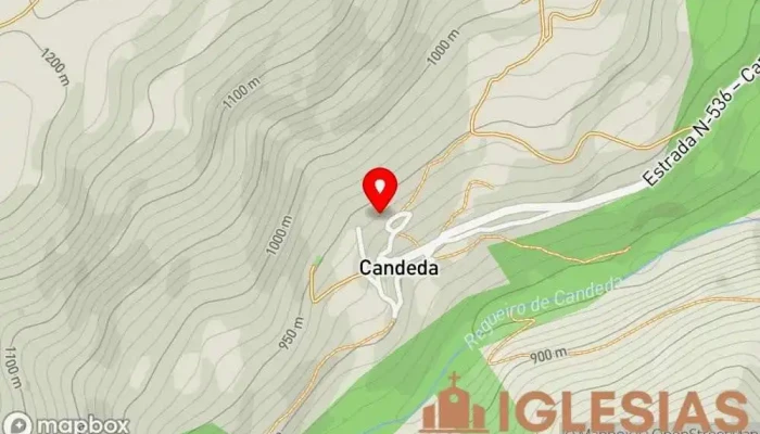mapa de Iglesia de San Bernabé de Candeda Iglesia en Candeda