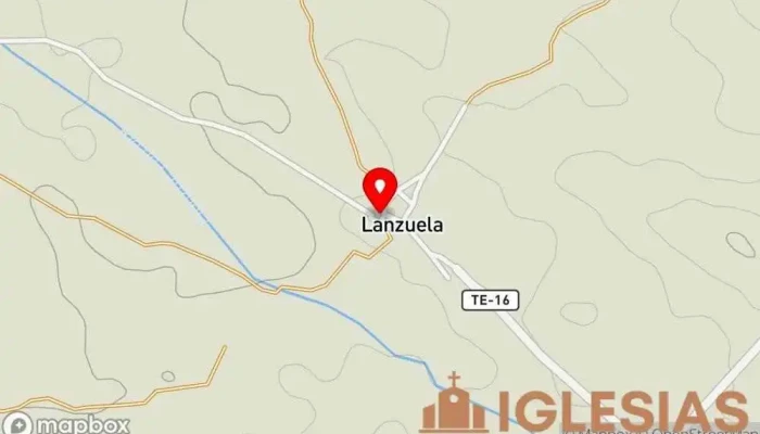 mapa de Iglesia de San Julian, Lanzuela Iglesia católica en Lanzuela
