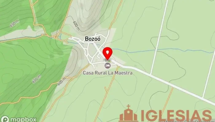 mapa de Iglesia de San Julián y Santa Basilisa Iglesia en Bozoó
