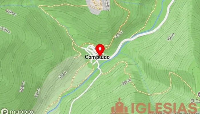 mapa de Iglesia de San Justo y San Pastor Iglesia católica en Compludo