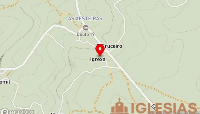 mapa de Iglesia de San Martiño de Couto Iglesia en Taboada