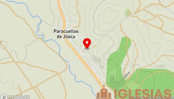 mapa de Iglesia de San Miguel Arcángel Iglesia católica en Paracuellos de Jiloca