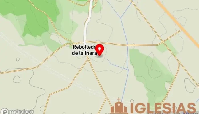 mapa de Iglesia de San Miguel Iglesia católica en Rebolledo de la Inera