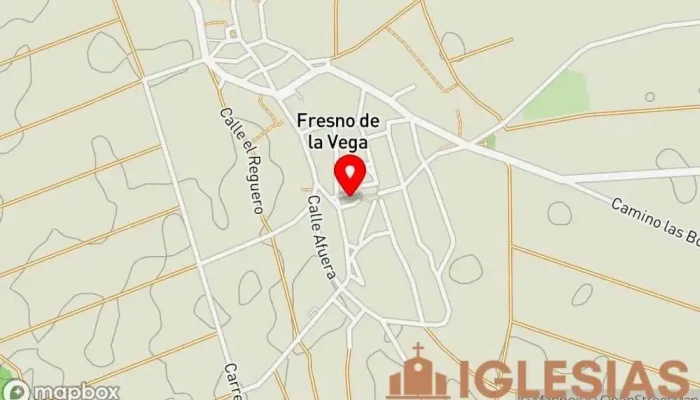 mapa de Iglesia de San Miguel Iglesia en Fresno de la Vega