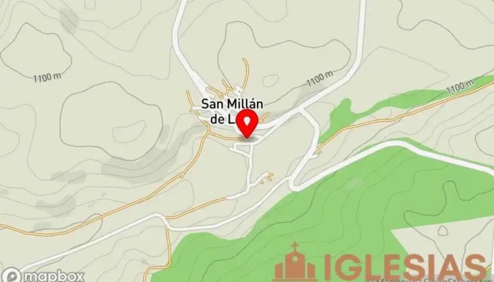 mapa de Iglesia de San Millán Obispo Iglesia en San Millán de Lara