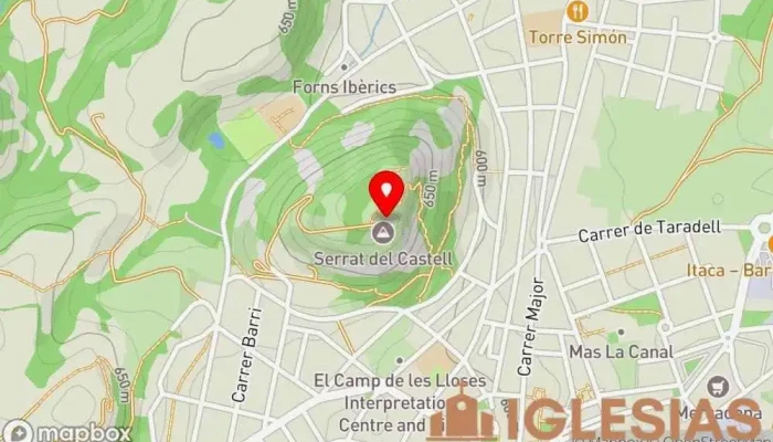 mapa de Iglesia de Sant Andreu Iglesia católica en Tona