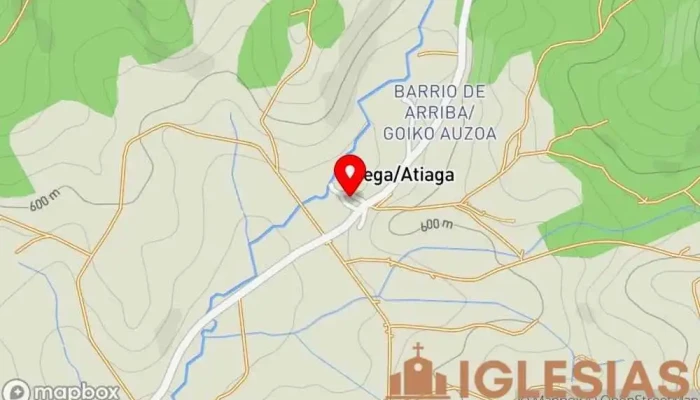 mapa de Iglesia de Santa Eulalia Iglesia en Atiaga