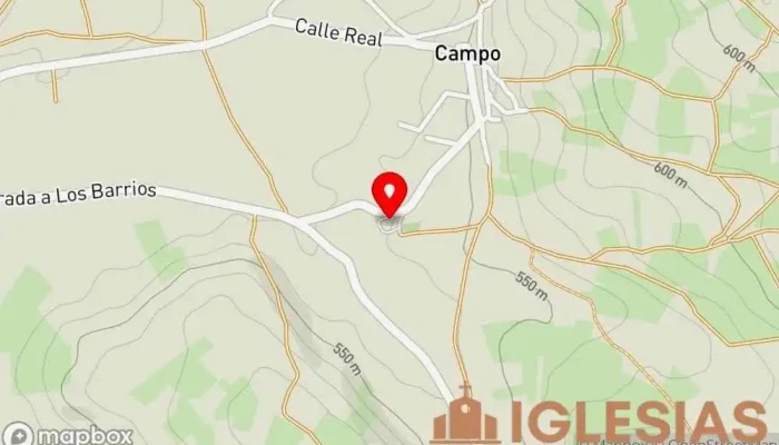 mapa de Iglesia de Santa María Iglesia católica en Ponferrada