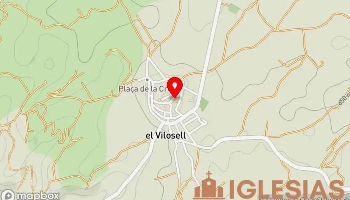 mapa de Iglesia de Santa Maria Iglesia católica en El Vilosell