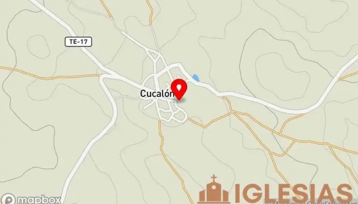 mapa de Iglesia de Santiago Apóstol, Cucalón Iglesia católica en Cucalón